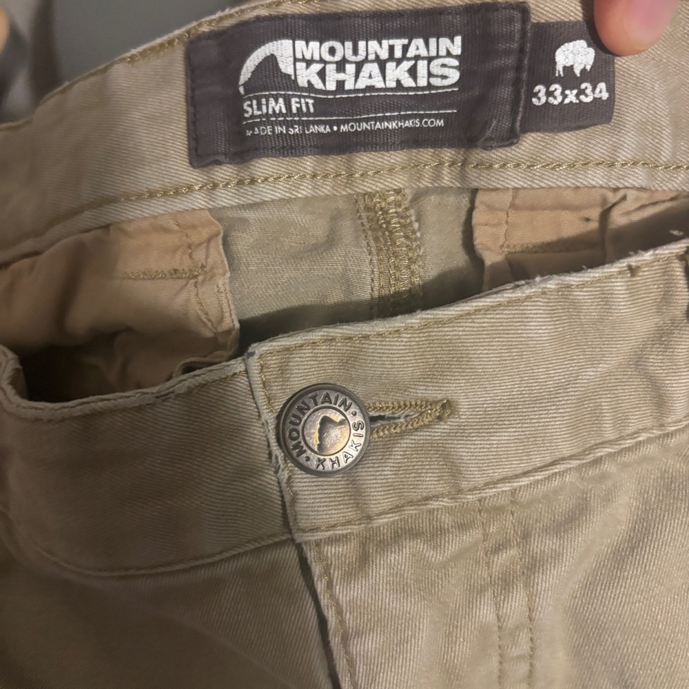 Mountain Khakis 33x34
